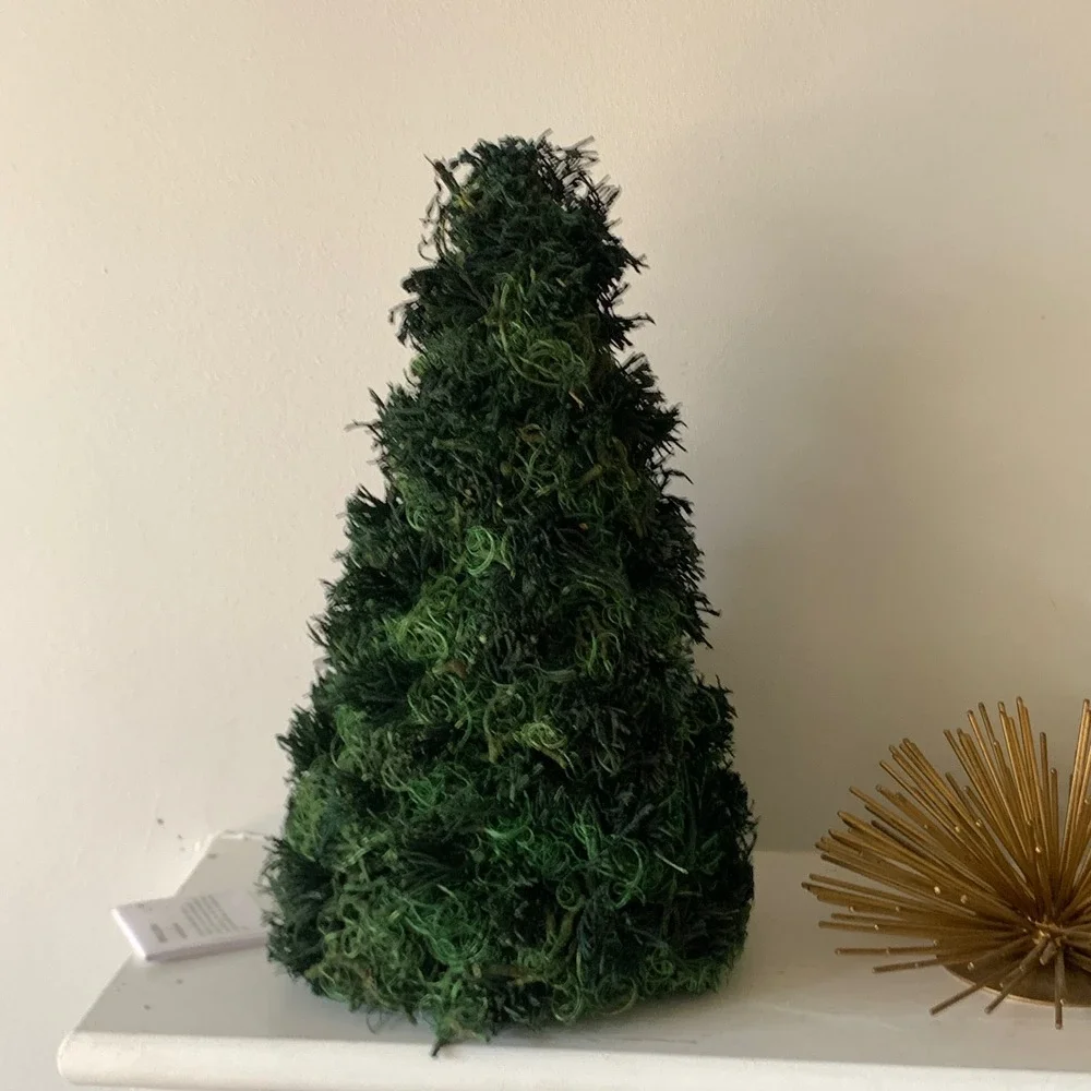 IKEA‎ Vinter 2021 Artificial Moss Christmas Tree Green Tabletop Decor 405.042.06